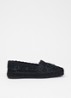 Espadrille met opengewerkt dessin - Zwart