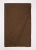 Karauche sjaal in kasjmierblend 180 x 80 cm - Chocoladebruin
