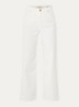 Medina high waist straight leg jeans met gekleurde wassing - Gebroken wit