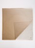 Sjaal van wol met dip-dye dessin 140 x 140 cm - Camel