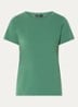 T-shirt met ronde hals - Donkergroen