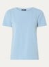 T-shirt met ronde hals - Lichtblauw