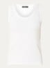 Tank top met stretch - Wit