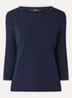 Top met ronde hals - Donkerblauw