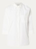 Blouse met borstzak - Gebroken wit