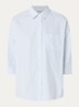 Blouse met borstzak - Lichtblauw