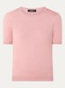 Gabarra T-shirt van satijn - Oudroze