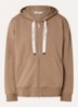 Jour sweatvest met capuchon  - Camel