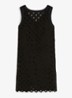 Mini jurk met cut-out detail - Zwart