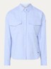 Pesi blouse met borstzakken - Lichtblauw