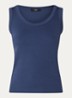 Tank top met stretch - Donkerblauw