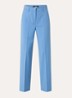 Visivo high waist straight fit pantalon van scheerwol - Lichtblauw