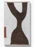 Figura vloerkleed 80 x 50 cm - Bruin