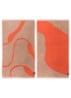 Nova Arte gastendoek - 90 x 50 cm set van 2 - Beige