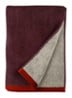 Soft badhanddoek - 90 x 50 cm - Bordeauxrood