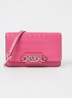 Heather Small crossbody portemonnee van leer - Roze