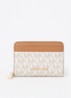 Jet Set Small portemonnee met logoprint - Vanillegeel