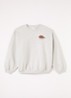 Elephant shrew sweater met print - Grijsmele