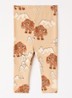 Mammoth legging met print  - Beige