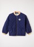 Ritzrats gewatteerd jack met quilt patroon - Blauw