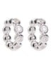 Tennis Small oorringen met zirkonia - Zilver