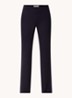 Tanny high waist flared fit broek met stretch - Blauwgrijs