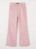 Aida flared broek van corduroy - Beige