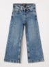 Asta flared jeans van  katoen - Indigo