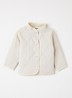 Harrie gewatteerd jack met quilt patroon - Creme