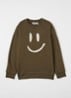 Mike sweater met borduring - Beige