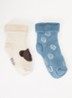 Nodda sokken met print - Blauw