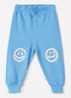 Simeon tapered fit joggingbroek met borduring - Blauw