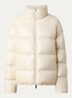 Abbadia puffer jack met donsvulling en ritszakken - Beige
