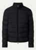 Baudinet puffer jack met donsvulling en logo - Zwart