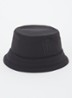 Bucket hoed met logo - Zwart