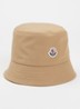 Bucket hoed met logoborduring - Camel