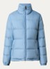 Dourbe puffer jack met donsvulling en logo - Lichtblauw