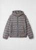 Lauros puffer jack met capuchon - Grijs