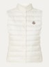 Liane gewatteerde bodywarmer met donsvulling en logo - Gebroken wit