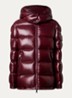 Maire puffer jack met donsvulling en afneembare capuchon - Bordeauxrood