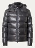 Maya puffer jack met donsvulling en afneembare capuchon - Grijs