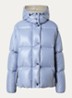 Parana puffer jack met donsvulling en afneembare capuchon - Blauw