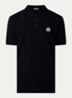 Regular fit polo met logo - Donkerblauw