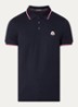 Regular fit polo met logo - Donkerblauw