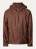 Remoray windjack met capuchon en steekzakken - Bruin