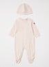 Set van babypak met muts in giftbox 2-delig - Lichtroze