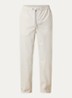 Straight fit trackpants met trekkoord en steekzakken - Beige