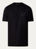 T-shirt met 3D logo - Zwart