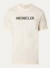 T-shirt met logoprint - Creme