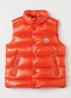 Tib bodywarmer met ritszakken - Oranje